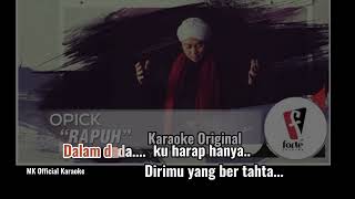 Opick  Rapuh Karaoke Original [upl. by Nyvlem]