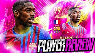 JE TESTE OUSMANE DEMBELE 99 FUTTIES  rentable ou douille  🇫🇷   FIFA 22 Ultimate Team [upl. by Zela]