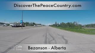 Bezanson Alberta Downtown VIDEO [upl. by Eicirtap]