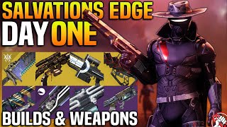 Day 1 Salvations Edge Hunter Loadouts Builds and Weapons Destiny 2 The Final Shape [upl. by Priest592]