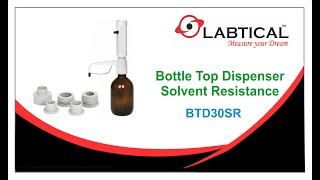 BTD30SR  Bottle Top Dispenser  Solvent Resistance [upl. by Germaun876]