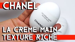 CHANEL LA CREME MAIN TEXTURE RICHE REVIEW  hand cream [upl. by Ainavi20]