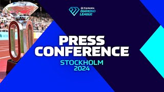 Stockholm 2024 Press Conference  Wanda Diamond League [upl. by Secnirp865]