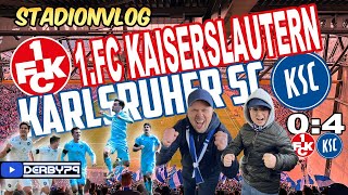 🔴1FC KAISERSLAUTERN  KARLSRUHER SC🔵  SÜDWESTDERBYVLOG⚽️ [upl. by Pease]