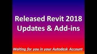 Released Revit 2018 Updates and Addins [upl. by Ytineres346]