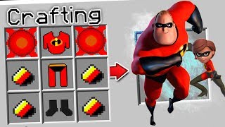 CRAFTING THE INCREDIBLES IN MINECRAFT [upl. by Kraft]