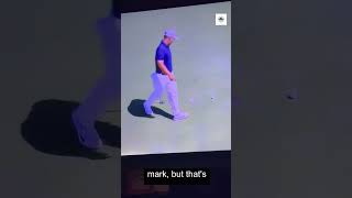 Tom Kim Damages a green golf pga [upl. by Siddon]