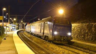 Trains de soirée en gare de Montmélian [upl. by Banks476]