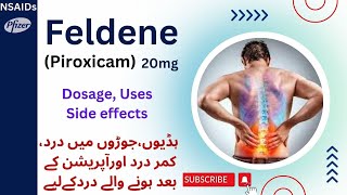 Feldene tablet  Piroxicam  Drug class  Composition  Dosage  Uses  Side effects in Urdu [upl. by Gurolinick]