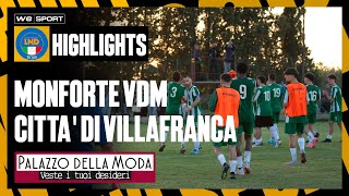 Monforte San Giorgio VDM vs Città di Villafranca Promozione  Giornata 8  Girone B [upl. by Enellek980]