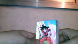 Cartas de dragin ball z brillantes foforesentes y movibles [upl. by Bette]