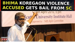 Bhima Koregaon Violence Case Activist Gautam Navlakha Gets Bail From Supreme Court  Court News [upl. by Macdougall9]