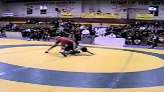 2002 Senior National Championships 59 kg Leslee Laverdure vs Melody McCague [upl. by Lanoil]