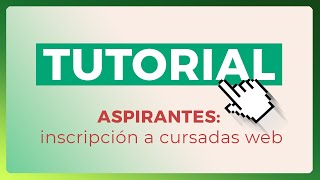 ASPIRANTES Tutorial de Inscripción a cursadas web  Universidad Nacional de Luján [upl. by Marsha]