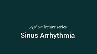 Sinus Arrhythmia ECG ECG interpretation made easy [upl. by O'Donnell107]