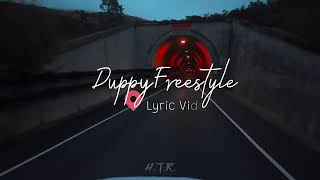 quotDuppy Freestylequot The Profit x Sazon Lyric Video [upl. by Gusta]