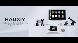 HAUXIY Wireless Carplay Car StereoKey Features [upl. by Atteirneh]