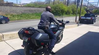 Short ride by with the Coffman Shorty Mufflers fjr 1300 [upl. by Whitebook958]