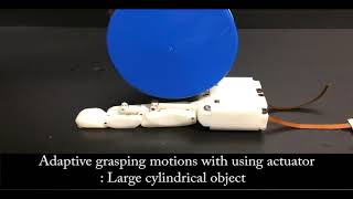 Underactuated Finger Mechanism [upl. by Grof]