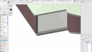 3D Wall Components in Vectorworks 2011 [upl. by Denie428]