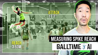 Measuring Spike Height with Balltime AI [upl. by Billie]