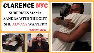 Clarence NYC SURPRISES MAMA SANDRA THIS WAS DOPE [upl. by Giraldo139]