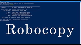 Uso sencillo de copiar archivos o directorios con ROBOCOPY [upl. by Suiramad902]