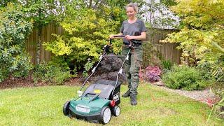 Unleash Your Lawns Potential With The Webb 2in1 Electric Scarifier [upl. by Sirod]