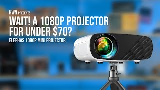 Elephas 1080p Mini Projector Review [upl. by Eidnar]