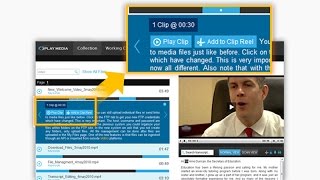 Clipmaker Create Video Clips By Snipping Transcript Text [upl. by Etnaik]