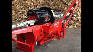 Firewood processor Hakki Pilke 1X42 Easy Woodner Brennholz Säge spaltautomat zaagkloofmachine [upl. by Namad]