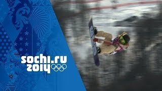 Ladies Snowboard Slopestyle  Final  Jamie Anderson Wins Gold  Sochi 2014 Winter Olympics [upl. by Colner]