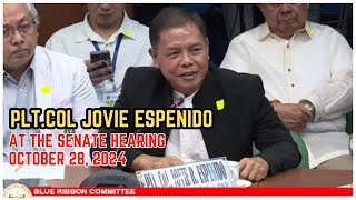 PLt Col J Espenido at the Sente hearing October 282024 [upl. by Neirol]