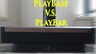 Sonos Playbase VS Playbar [upl. by Nahtanhoj]