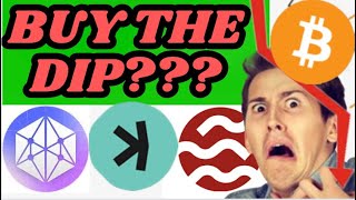 Should I BUY THE DIP CRYPTO  KASPA SEI BTC ETH NXRA [upl. by Schellens]