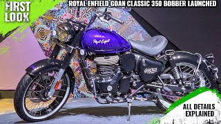 Royal Enfield Goan Classic 350 Officially Unveiled  Price From 2 Lakh  All Details Spec Features [upl. by Ardiedak]