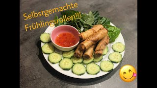 Rezept Vietnamesische Frühlingsrollen Einfach gemacht [upl. by Mirilla]