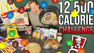 12500 CALORIE CHALLENGE Cheatday [upl. by Nosreffej]