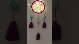 DREAM CATCHER MAKING AT HOME dreamcatcher shorts shortvideo craft diy [upl. by Aivila542]