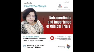 Session 6 Nutraceuticals and Importance of Clinical Trials [upl. by Rechaba]