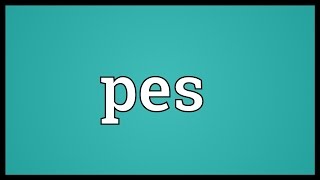 Pes Meaning [upl. by Valli]