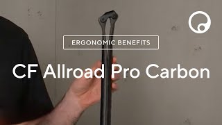 Ergon CF Allroad Pro Carbon Seatpost I Ergonomic Benefits [upl. by Attevad157]