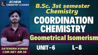 L8 Geometrical Isomerism in Coordination chemistry  Stereoisomerism  Coordination chemistry bsc [upl. by Helaina]