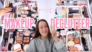 MAKEUP COLLECTION DECLUTTER 2020 HUGE MAKEUP GIVEAWAY Part 1 [upl. by Arnon]