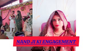 Spicel vlogs engagement 💍 💍 😍Nand ji ki engagement NanditaKushwahaNanditaKushwaha Jivikamom [upl. by Gearhart]