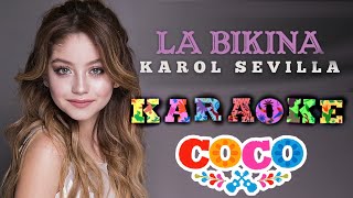 karol sevilla  La Bikina quotKaraoke Instrumentalquot inspirado en coco [upl. by Arbas726]