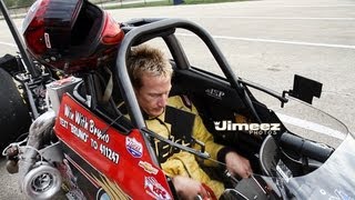 BRUNO MASSEL GETTING READY TO RUN HIS TURBO ECOtec 22L 4CYL DRAGSTER [upl. by Alpheus]