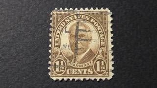 US postage stamps Harding Postage stamp price 112 cents [upl. by Jaeger330]