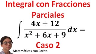 Integrales con Fracciones Parciales  Ejemplo Caso 2 Factores lineales repetidos [upl. by Erdrich631]