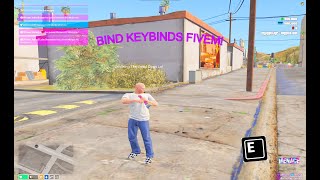 Fivem Keybind Tutorial me and any other commands Bind Emotes And me Commands 2021 [upl. by Ecirtnas]